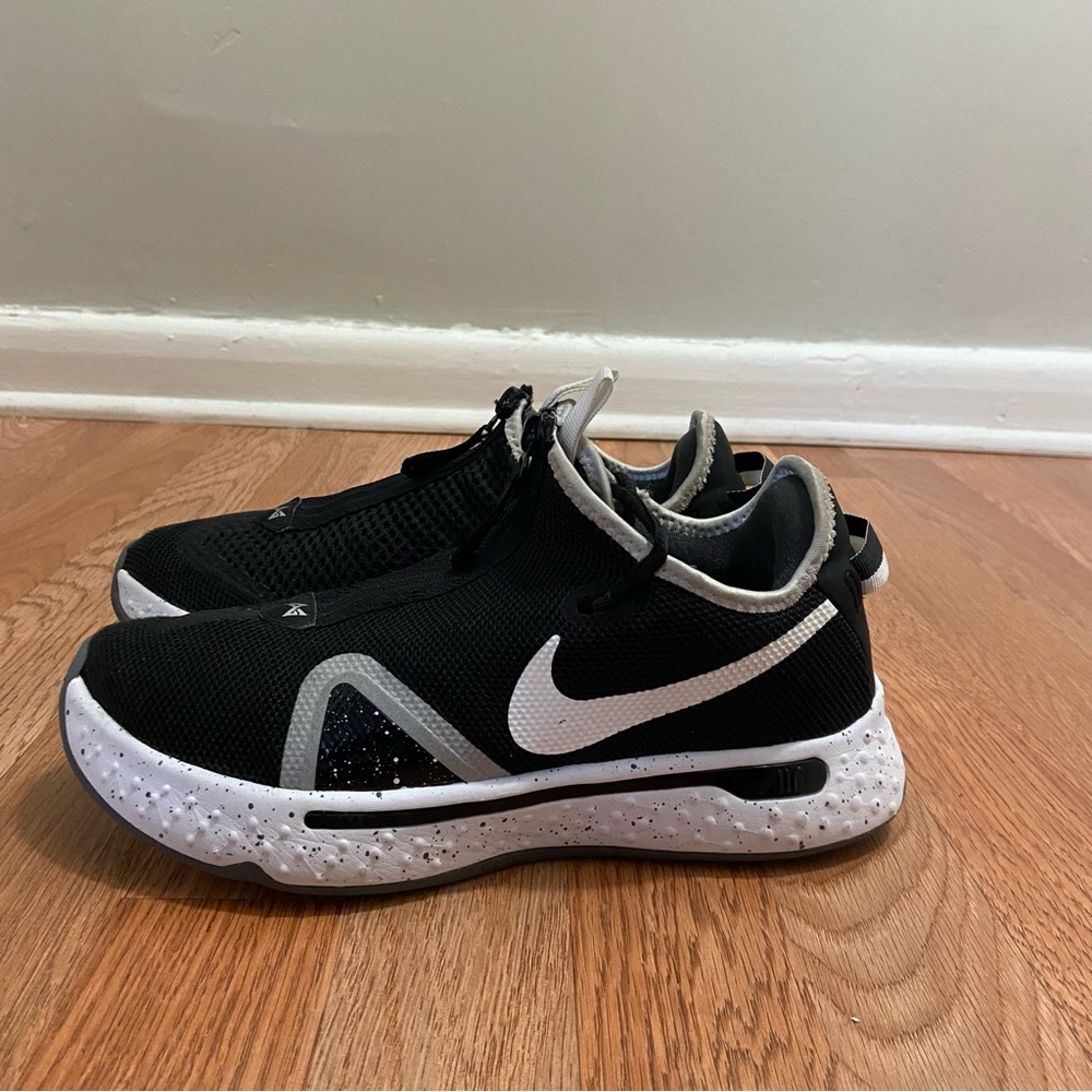 Size 7.5 - Nike PG 4 Team Black Platinum 2020